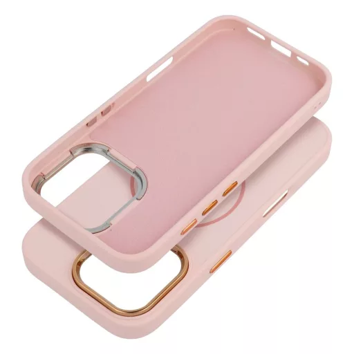 FRAME MAG COVER Tok Magsafe kompatibilis iPhone 17 PRO púderrózsaszín