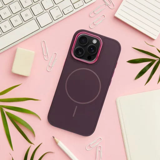 FRAME MAG COVER Tok Magsafe kompatibilis iPhone 17 PRO lila