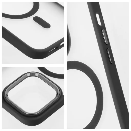 Matte Mag Cover tok iPhone 17  Magsafe kompatibilis fekete