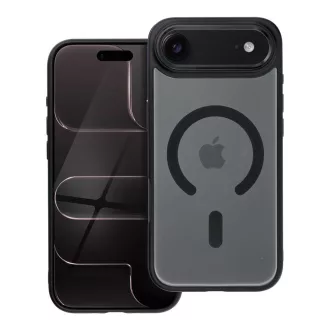   Matte Mag Cover tok iPhone 17 AIR  Magsafe kompatibilis fekete