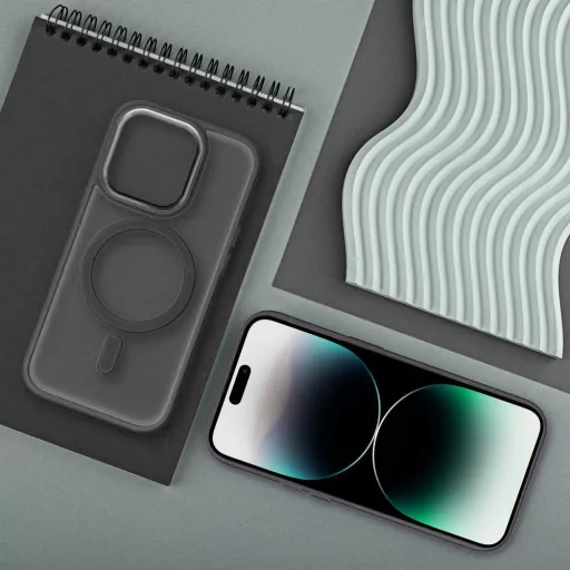 Matte Mag Cover tok iPhone 17 AIR  Magsafe kompatibilis titanium