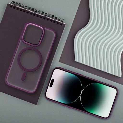 Matte Mag Cover tok iPhone 17 AIR  Magsafe kompatibilis piros