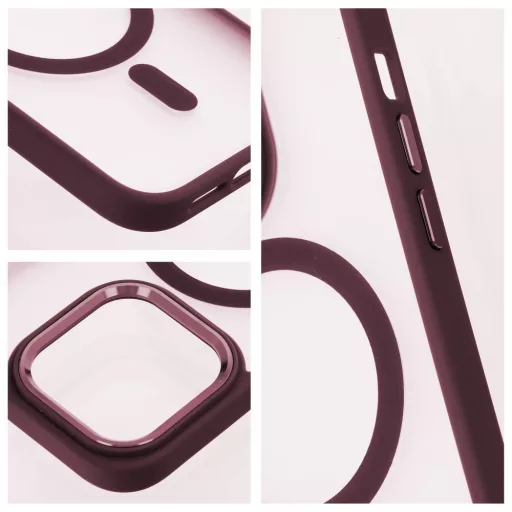 Matte Mag Cover tok iPhone 17 PRO  Magsafe kompatibilis piros