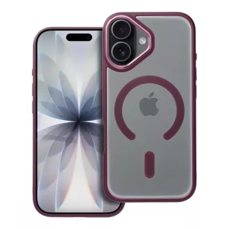 Matte Mag Cover tok iPhone 17  Magsafe kompatibilis piros