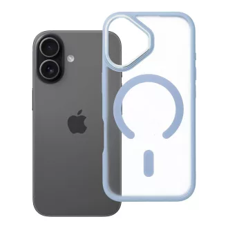 Matte Mag Cover tok iPhone 17  Magsafe kompatibilis kék