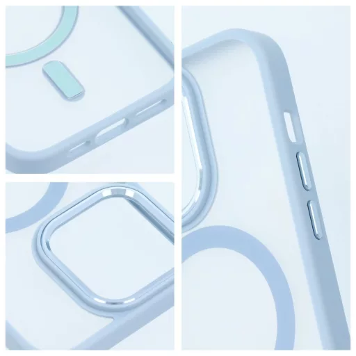 Matte Mag Cover tok iPhone 17 AIR  Magsafe kompatibilis kék