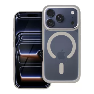   Matte Mag Cover tok iPhone 17 PRO  Magsafe kompatibilis titanium