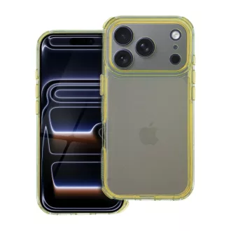 Matrix Clear tok iPhone 17 PRO  sárga