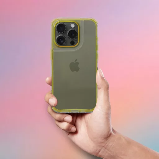 Matrix Clear tok iPhone 17 AIR  sárga