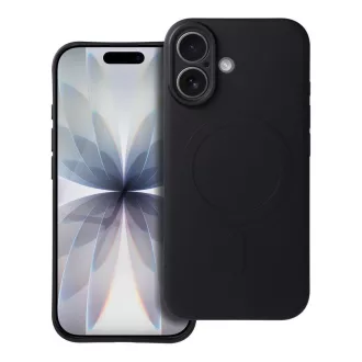 SILICONE MAG COVER Magsafe kompatibilis tok iPhone 17 fekete