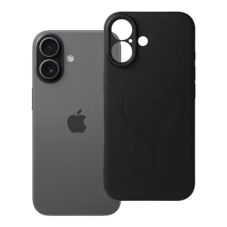 SILICONE MAG COVER Magsafe kompatibilis tok iPhone 17 fekete