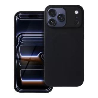   SILICONE MAG COVER tok Magsafe kompatibilis iPhone 17 Pro Max fekete