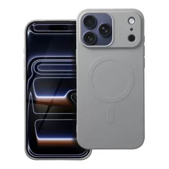   SILICONE MAG COVER tok Magsafe kompatibilis iPhone 17 Pro Max titanium