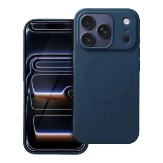   SILICONE MAG COVER tok Magsafe kompatibilis iPhone 17 Pro kék