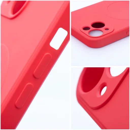 SILICONE MAG COVER Magsafe kompatibilis tok iPhone 17 Air piros