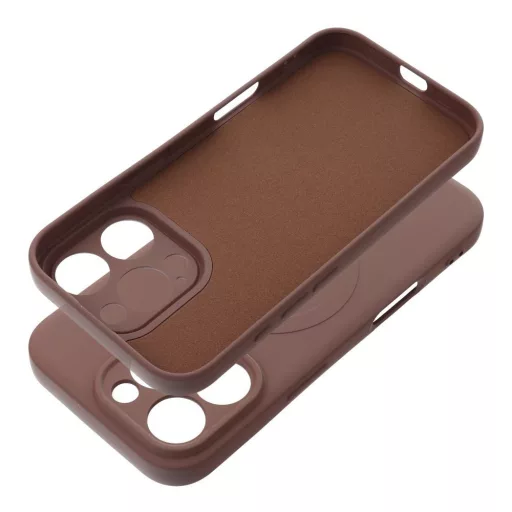 SILICONE MAG COVER Magsafe kompatibilis tok iPhone 17 Pro barna