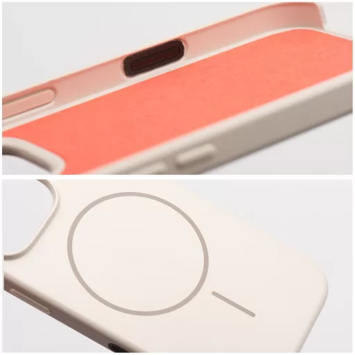 Glossy Mag Cover tok iPhone 17 PRO  Magsafe kompatibilis fehér