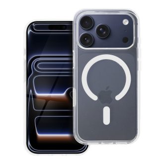   Clear Mag Cover tok iPhone 17 PRO  Elite (STR / nem sárguló anyag / kamera vezérlés gombbal) Magsafe kompatibilis átlátszó