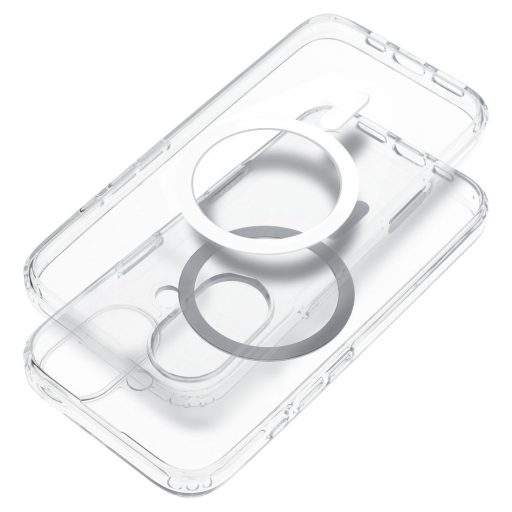 Clear Mag Cover tok iPhone 17 AIR  Elite (STR / nem sárguló anyag / kamera vezérlés gombbal) Magsafe kompatibilis átlátszó