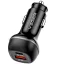 VEGER autós töltő USB-A + USB-C QC PD 51W CC62-1A1C fekete