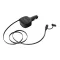 VEGER autós töltő USB-C + USB-C – Lightning kábel QC PD 84W CC89 fekete