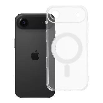   Clear Mag Cover tok iPhone 17 AIR  (STR / kameravédős) Magsafe kompatibilis átlátszó
