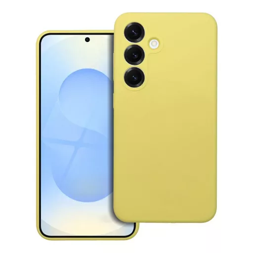 Szilikon tok 2 mm Samsung A17  sárga