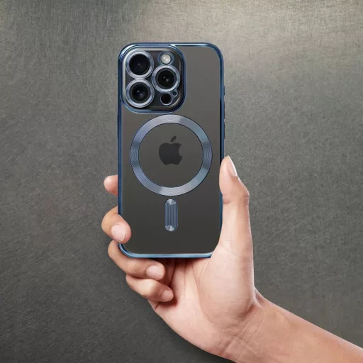 Electro Mag Cover tok Samsung A17  Magsafe kompatibilis titanium kék