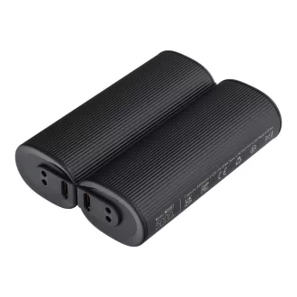   Veger powerbank W0587 2,4A 2 db 2 × 5000 mAh kézmelegítő funkcióval fekete-ezüst