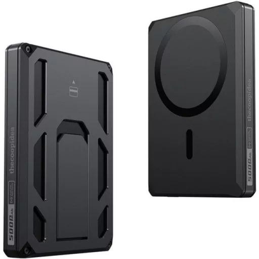 Veger powerbank Wallet Tracker W0582 MFi PD 20W 5000 mAh fekete