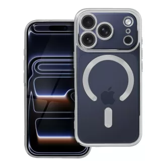   Electro Mag Cover tok iPhone 17 PRO MagSafe kompatibilis ezüst
