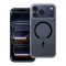 Drop Glue Colorful Ring Mag Cover tok iPhone 17 PRO MAX  Magsafe kompatibilis fekete