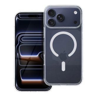   Drop Glue Colorful Ring Mag Cover tok iPhone 17 PRO MAX MagSafe kompatibilis fehér