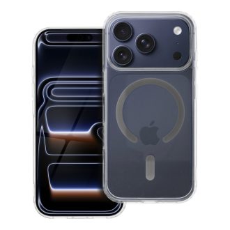   Drop Glue Colorful Ring Mag Cover tok iPhone 17 Pro  Magsafe kompatibilis szürke