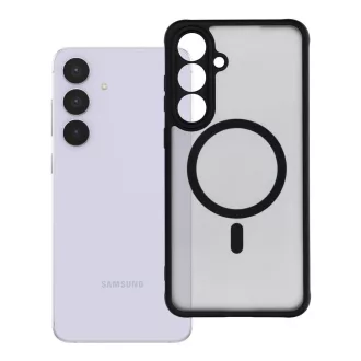   Full Matte Mag Cover tok Samsung S25 FE  Magsafe kompatibilis fekete