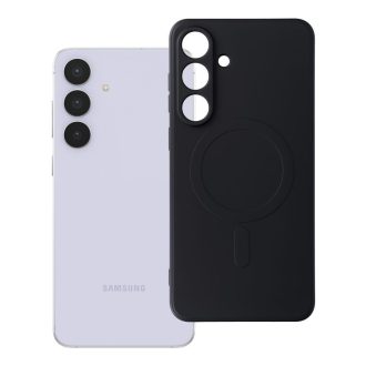   SILICONE MAG COVER Magsafe kompatibilis tok SAMSUNG S25 FE fekete