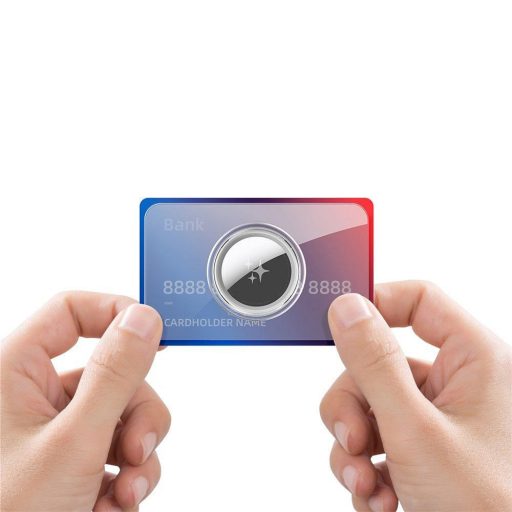 DUX DUCIS card-shaped protective tok  AirTag 2 pcs átlátszó + fekete