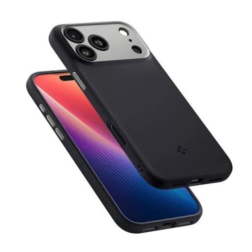 SPIGEN tok NANO POP MAG Magsafe kompatibilis  iPhone 17 Pro Max fekete sesame