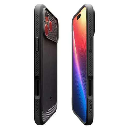 SPIGEN tok RUGGED ARMOR MAG Magsafe kompatibilis  iPhone 17 Pro Max matte fekete