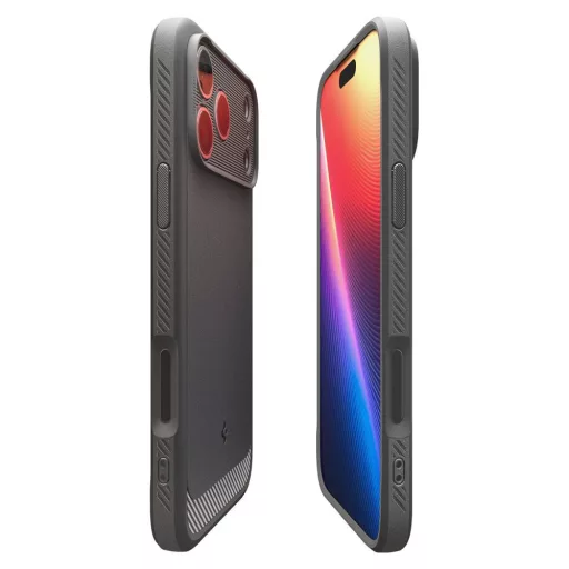 SPIGEN tok RUGGED ARMOR MAG Magsafe kompatibilis  iPhone 17 Pro Max szürke