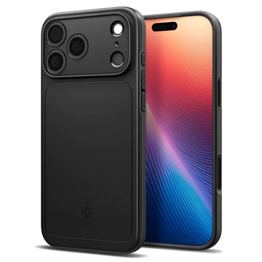 SPIGEN tok THIN FIT MAG Magsafe kompatibilis  iPhone 17 Pro fekete