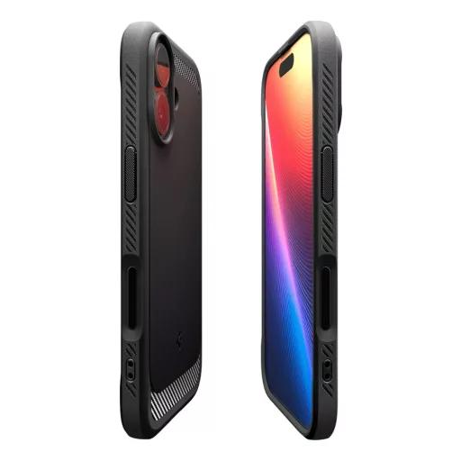 SPIGEN tok RUGGED ARMOR MAG Magsafe kompatibilis  iPhone 17 matte fekete