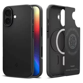   SPIGEN tok THIN FIT MAG Magsafe kompatibilis  iPhone 17 fekete