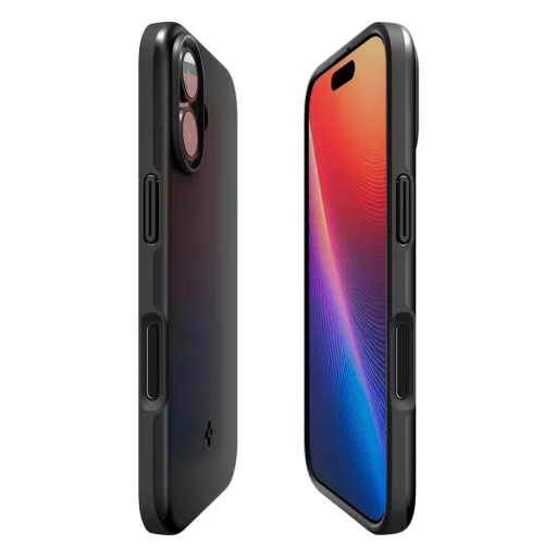 SPIGEN tok THIN FIT MAG Magsafe kompatibilis  iPhone 17 fekete