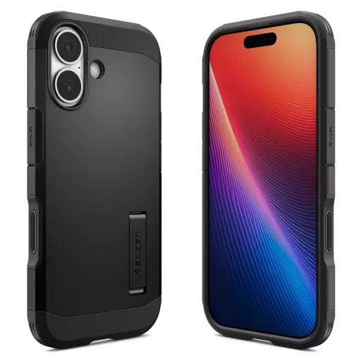 SPIGEN tok TOUGH ARMOR MAG Magsafe kompatibilis  iPhone 17 fekete