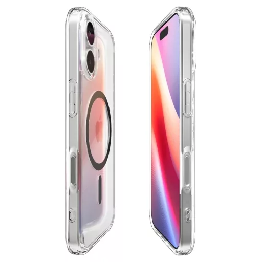 SPIGEN tok ULTRA HYBRID MAG Magsafe kompatibilis  iPhone 17 átlátszó graphite