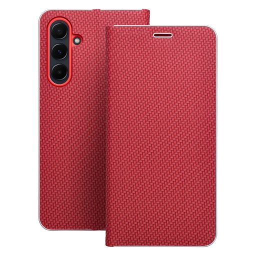 Luna Carbon Flip tok Xiaomi Redmi 15C (173,16 x 81,07 x 8,2) piros