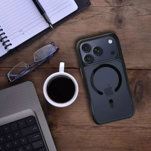 ROAR Slim Defender ütésálló tok Magsafe kompatibilis iPhone 17 Air fekete