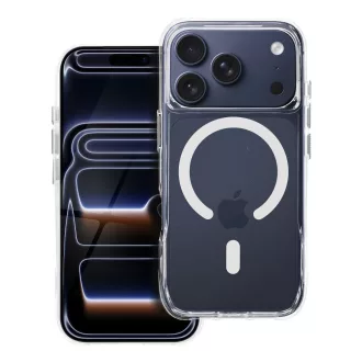   ROAR Slim Defender ütésálló tok Magsafe kompatibilis iPhone 17 Pro Max átlátszó