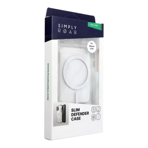 ROAR Slim Defender ütésálló tok Magsafe kompatibilis iPhone 17 Air átlátszó
